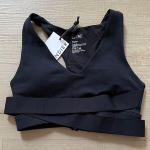 Le Ore - Corso Crossover Bra - Black - XS